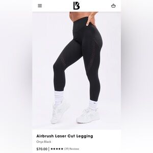 BuffBunny Airbrush Laser Cut Leggings